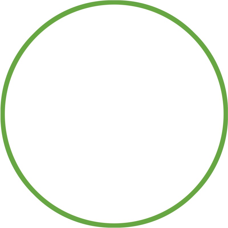 Χούλα-Χουπ HQ 60cm - Φ19mm - 230gr, Πράσινο