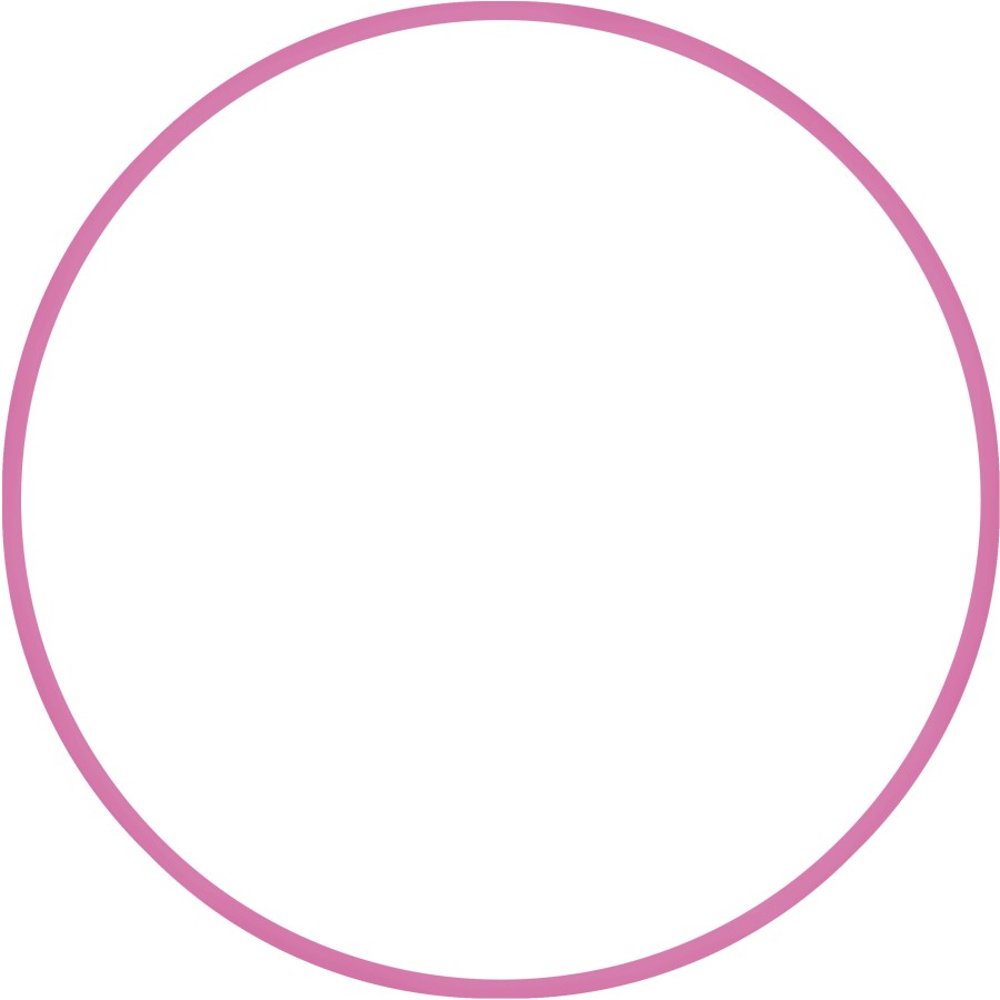 Χούλα-Χουπ HQ 60cm - Φ19mm - 230gr, Ροζ