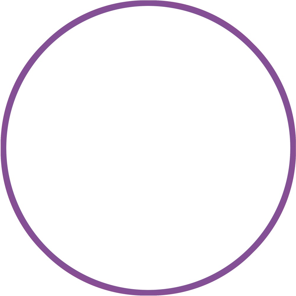 Χούλα-Χουπ HQ 60cm - Φ19mm - 230gr, Μωβ