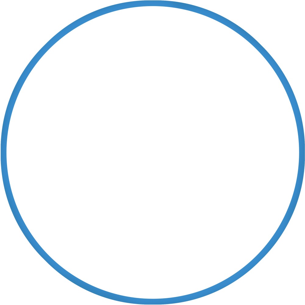 Χούλα-Χουπ HQ 70cm - Φ19mm - 280gr, Μπλε