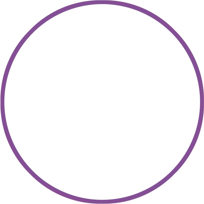 Χούλα-Χουπ HQ 70cm - Φ19mm - 280gr, Μωβ