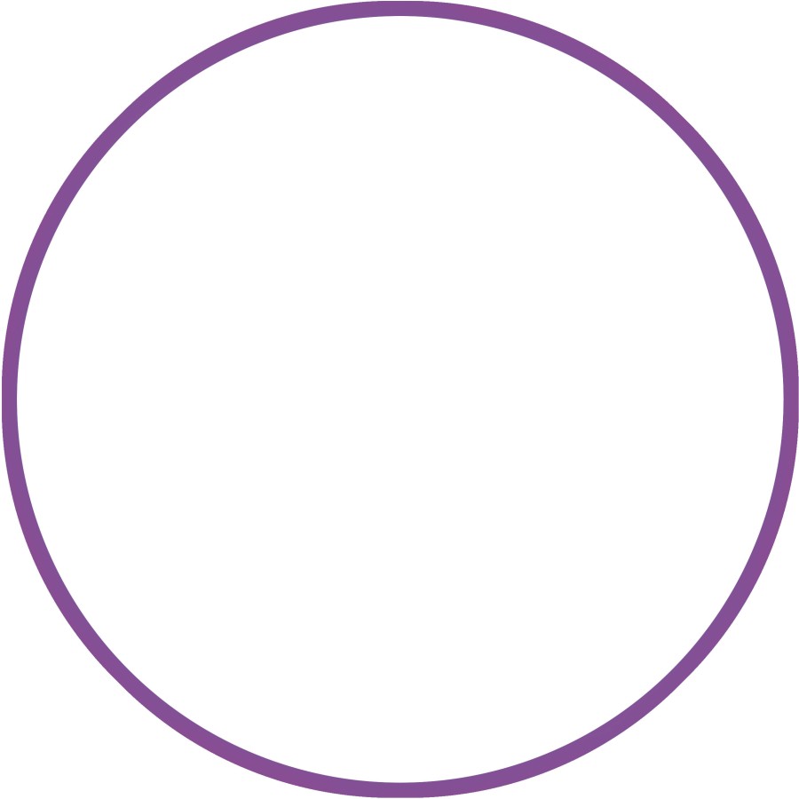 Χούλα-Χουπ HQ 70cm - Φ19mm - 280gr, Μωβ