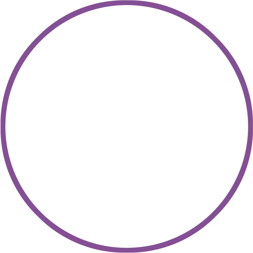 Χούλα Χουπ HQ 80cm - Φ19mm - 330gr, Μωβ