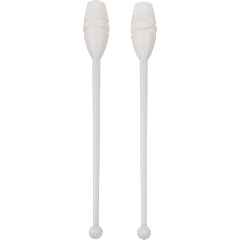 Κορίνες Ρυθμικής Γυμναστικής Παιδικές 36cm Σκληρές, Λευκές