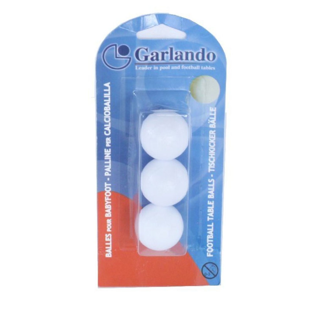 ΜΠΑΛΑΚΙΑ (3pcs) white FOOTBALL TABLE