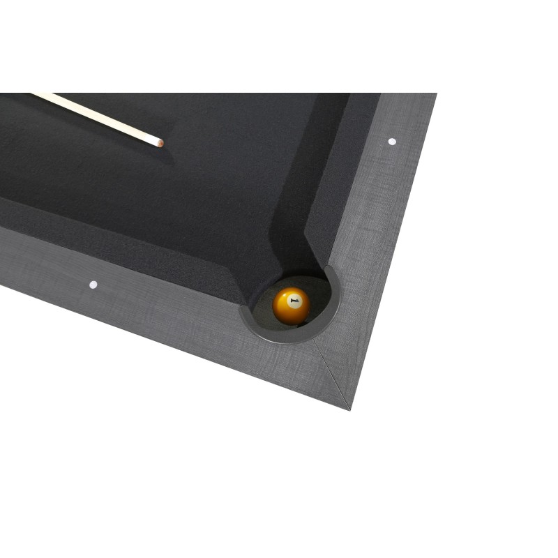 ΜΠΙΛΙΑΡΔΟ (MIAMI - G) grey oak 200x100cm