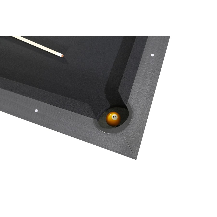 ΜΠΙΛΙΑΡΔΟ (MIAMI - G) grey oak 200x100cm