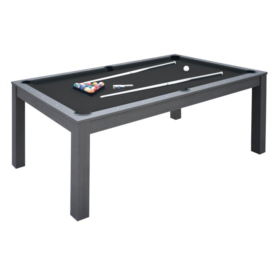 ΜΠΙΛΙΑΡΔΟ (MIAMI - G) grey oak 200x100cm