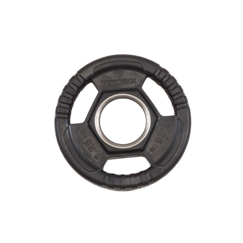 ΔΙΣΚΟΣ ΠΛΑΣΤΙΚΟΣ Φ50 (1,25kg) ΜΕ ΛΑΒΕΣ Toorx