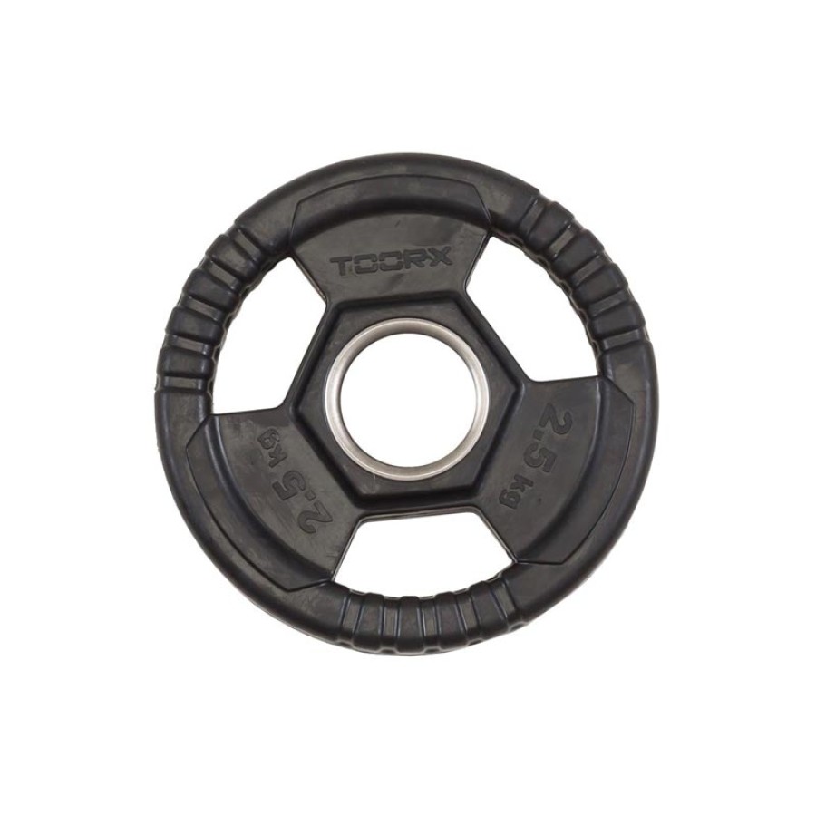 ΔΙΣΚΟΣ ΠΛΑΣΤΙΚΟΣ Φ50 (2,5kg) ΜΕ ΛΑΒΕΣ Toorx