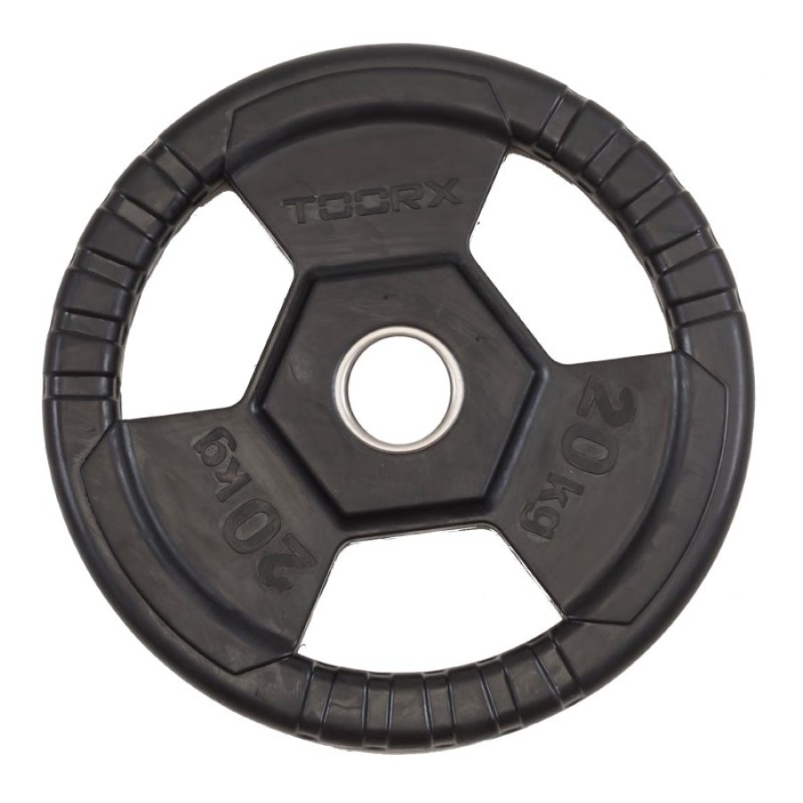 ΔΙΣΚΟΣ ΠΛΑΣΤΙΚΟΣ Φ50 (20,0kg) ΜΕ ΛΑΒΕΣ Toorx