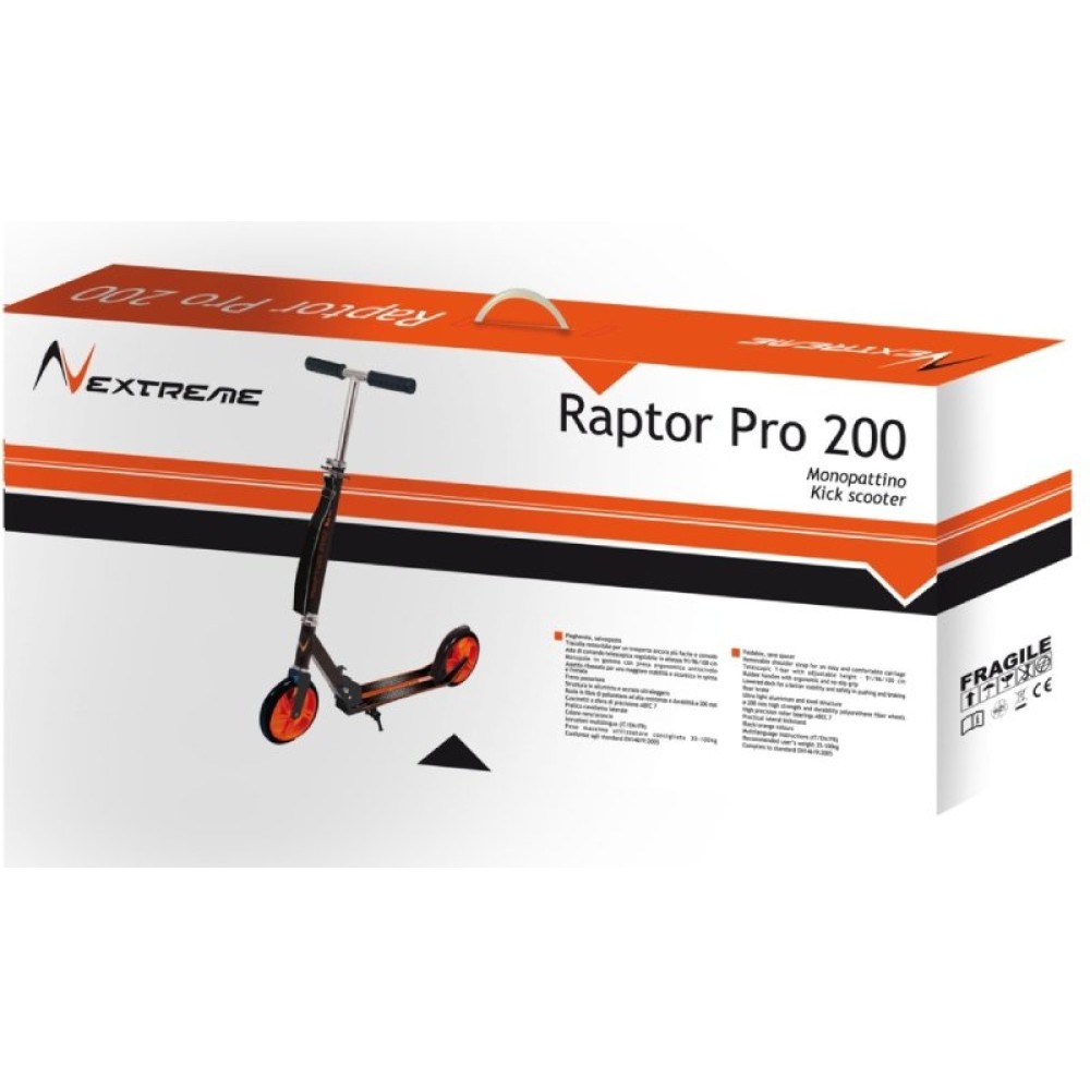 RAPTOR PRO 200 black orange Kick scooter
