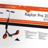 RAPTOR PRO 200 black orange Kick scooter
