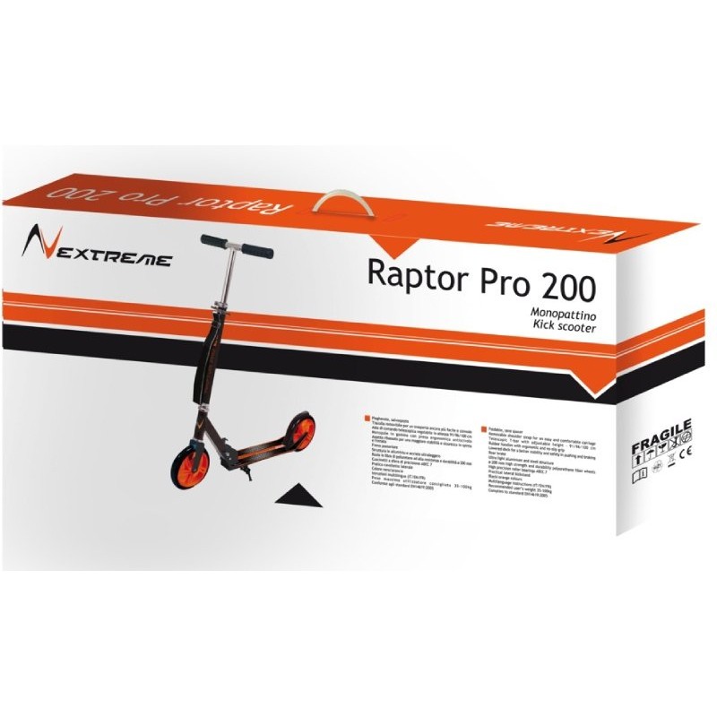 RAPTOR PRO 200 black orange Kick scooter