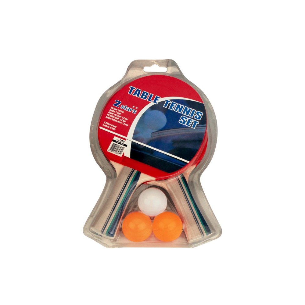 Σετ 2 Ρακέτες Ping Pong & 3 Μπαλάκια