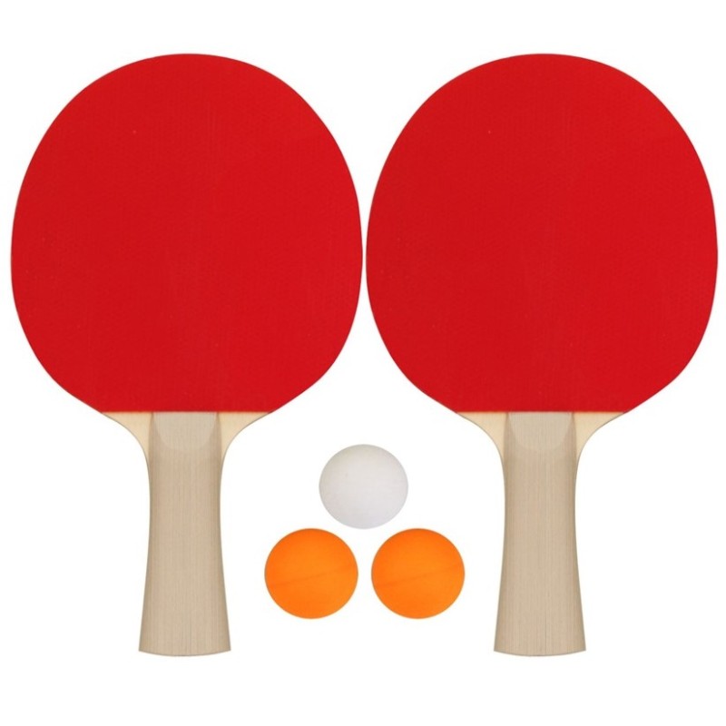 Σετ 2 Ρακέτες Ping Pong & 3 Μπαλάκια "Recreational"