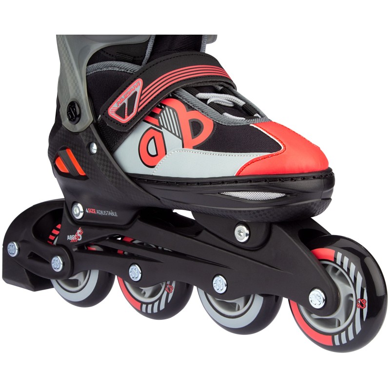 Nijdam Inline Skates - Παγοπέδιλα Combo "Red Raider"