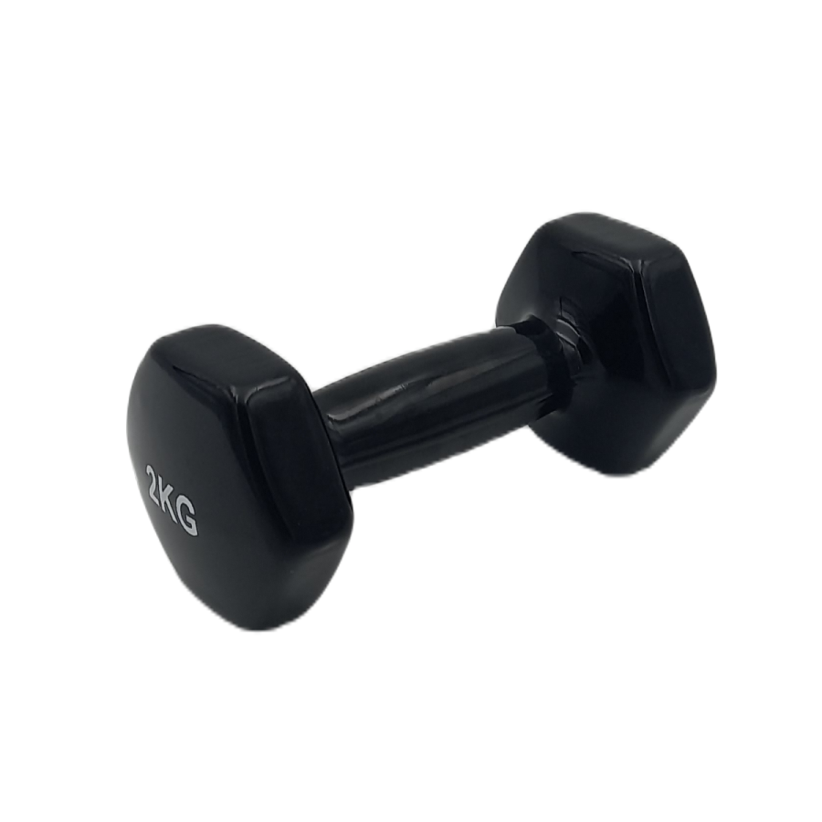 Ζευγάρι Αλτήρων Βινυλίου Μαύρο 2kg Pro-Fit