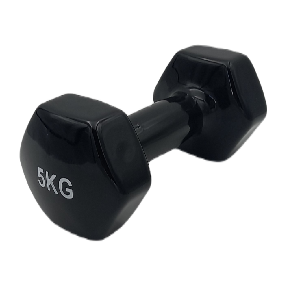 Ζευγάρι Αλτήρων Βινυλίου Μαύρο 5kg Pro-Fit