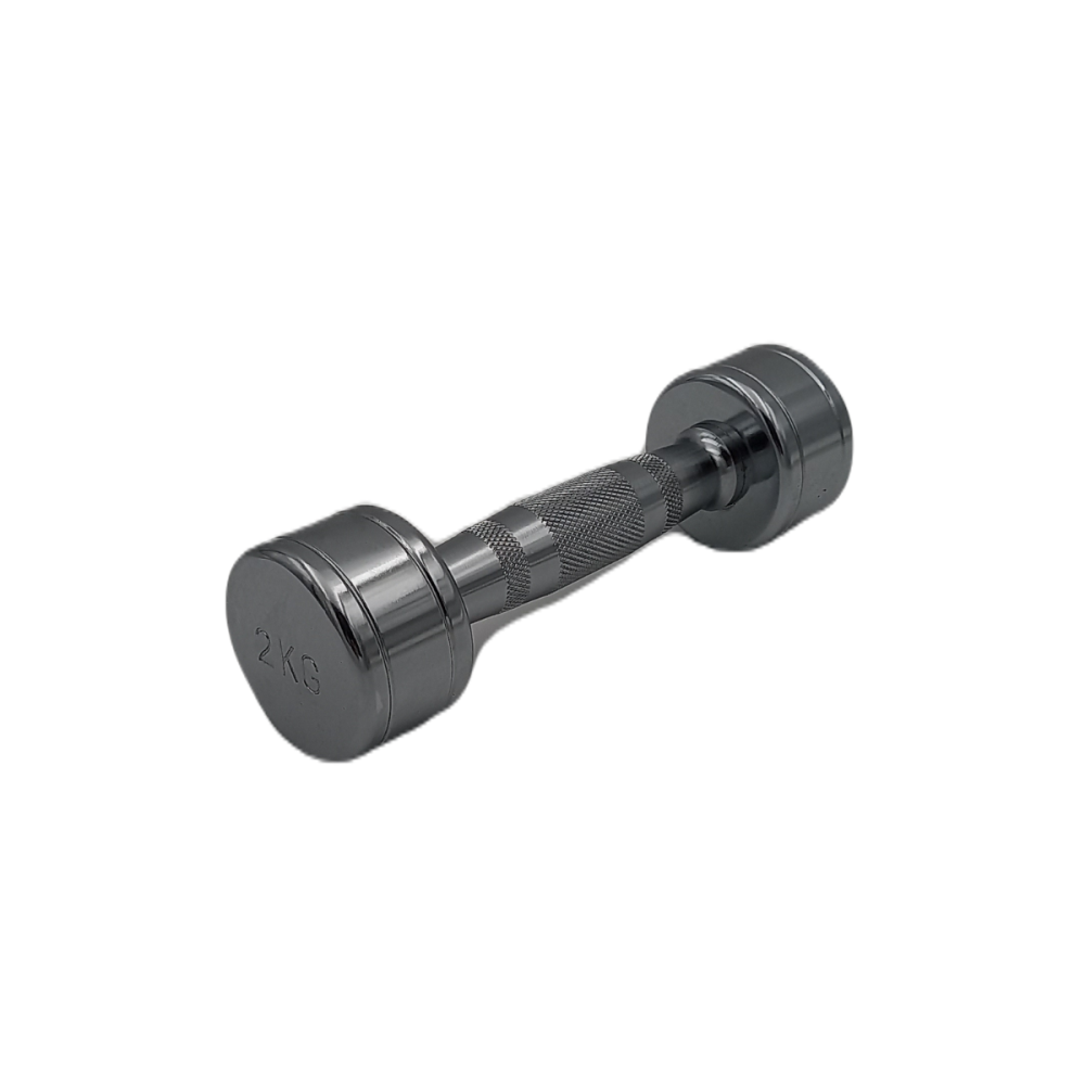 Chrome Dumbbell 2kg Pro-Fit set