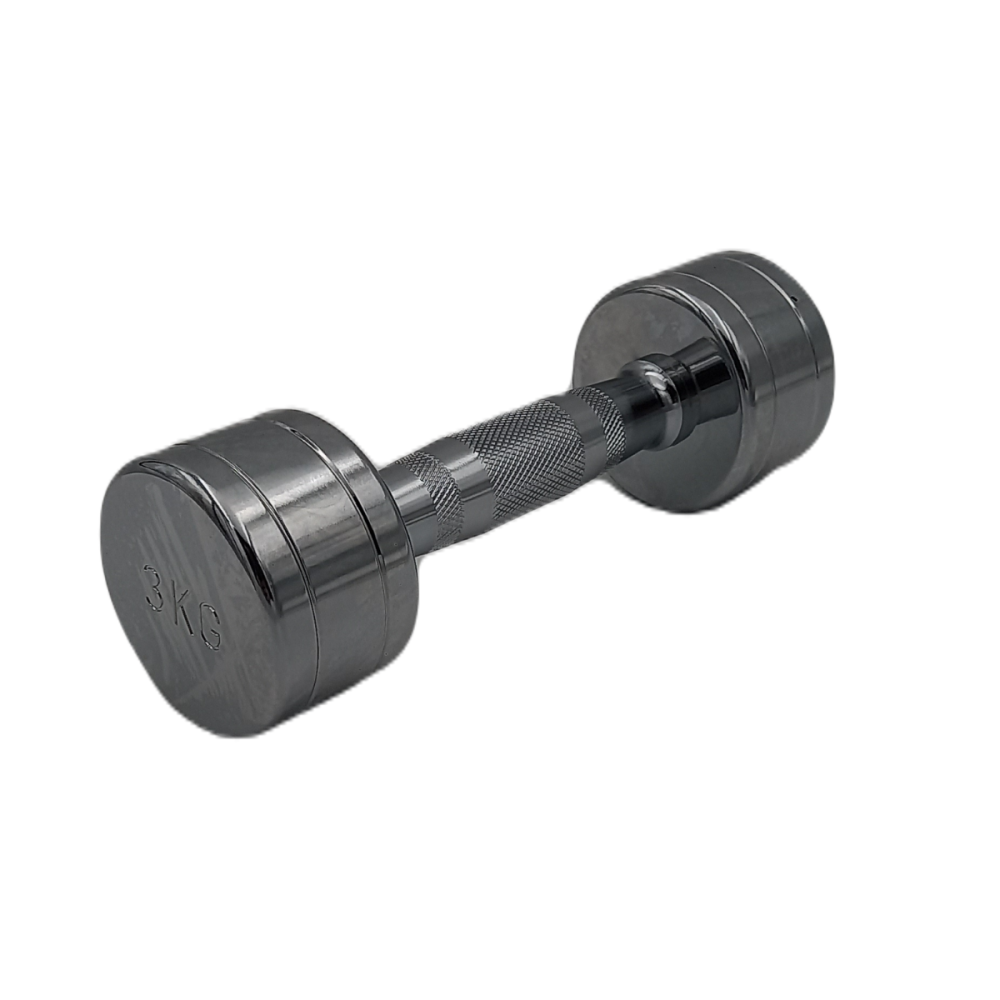 Chrome Dumbbell 3kg Pro-Fit set