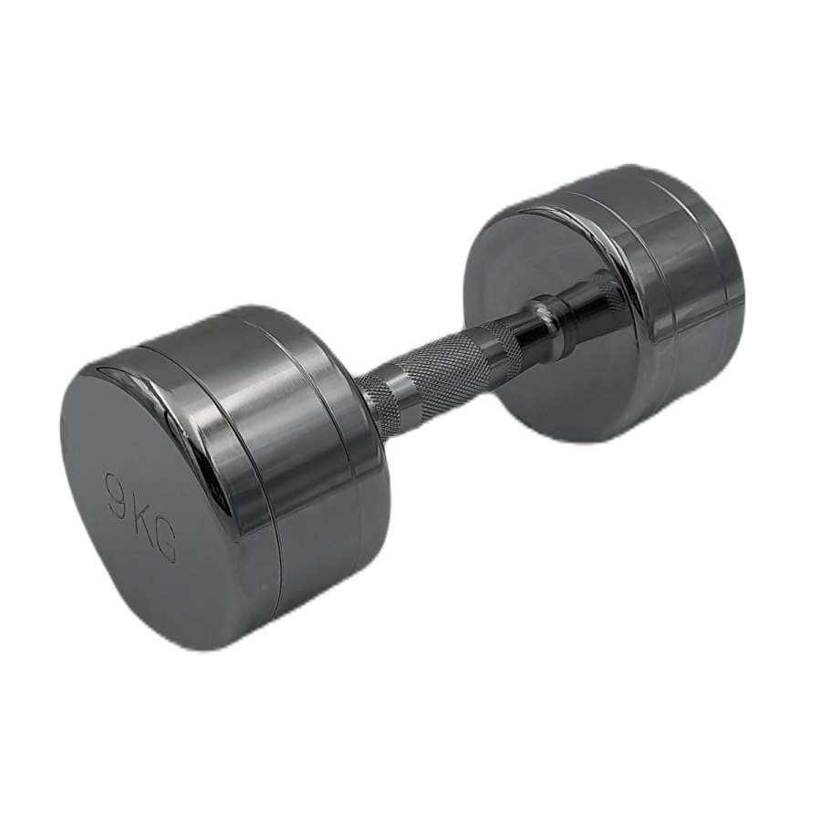 Chrome Dumbbell 9kg Pro-Fit set