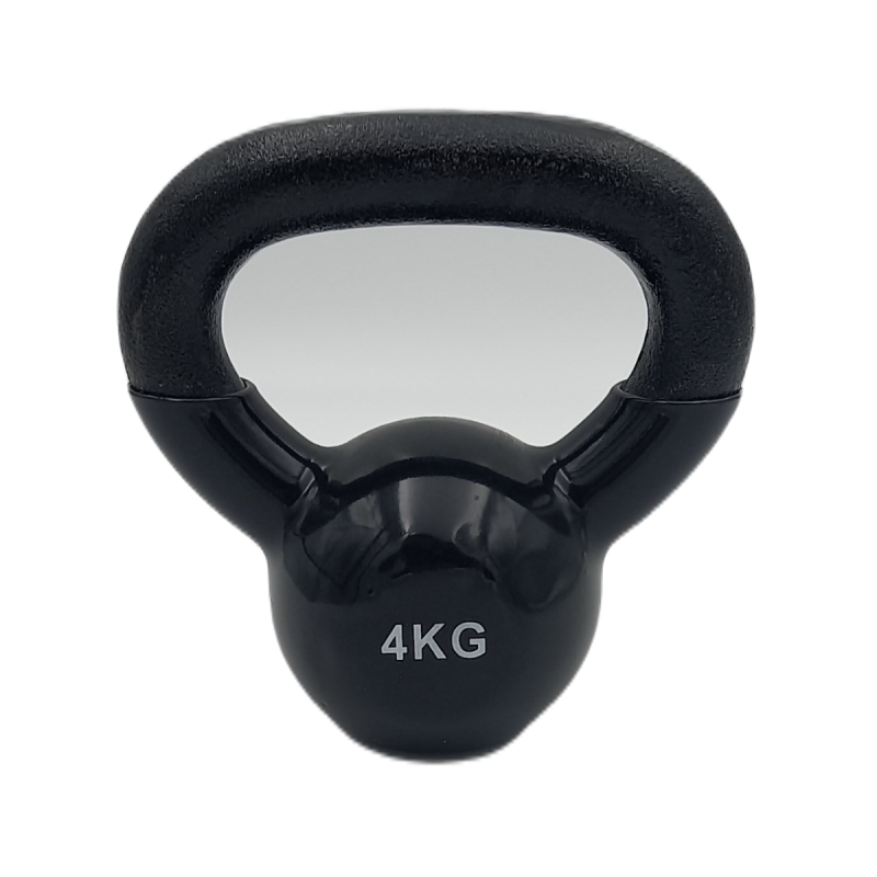 Kettlebell Βινυλίου Μαύρο 4kg Pro-Fit