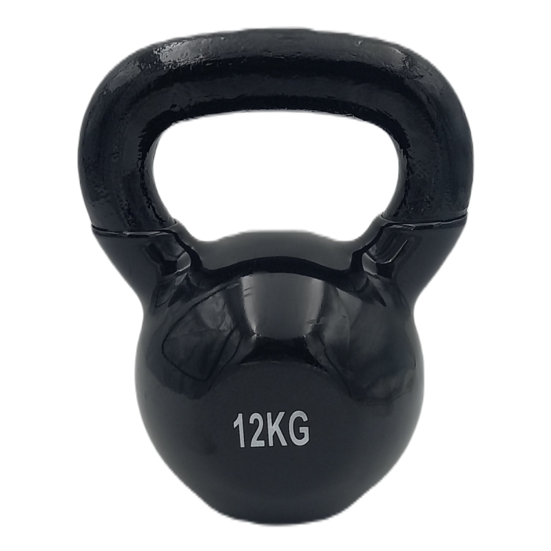 Kettlebell Βινυλίου Μαύρο 12kg Pro-Fit