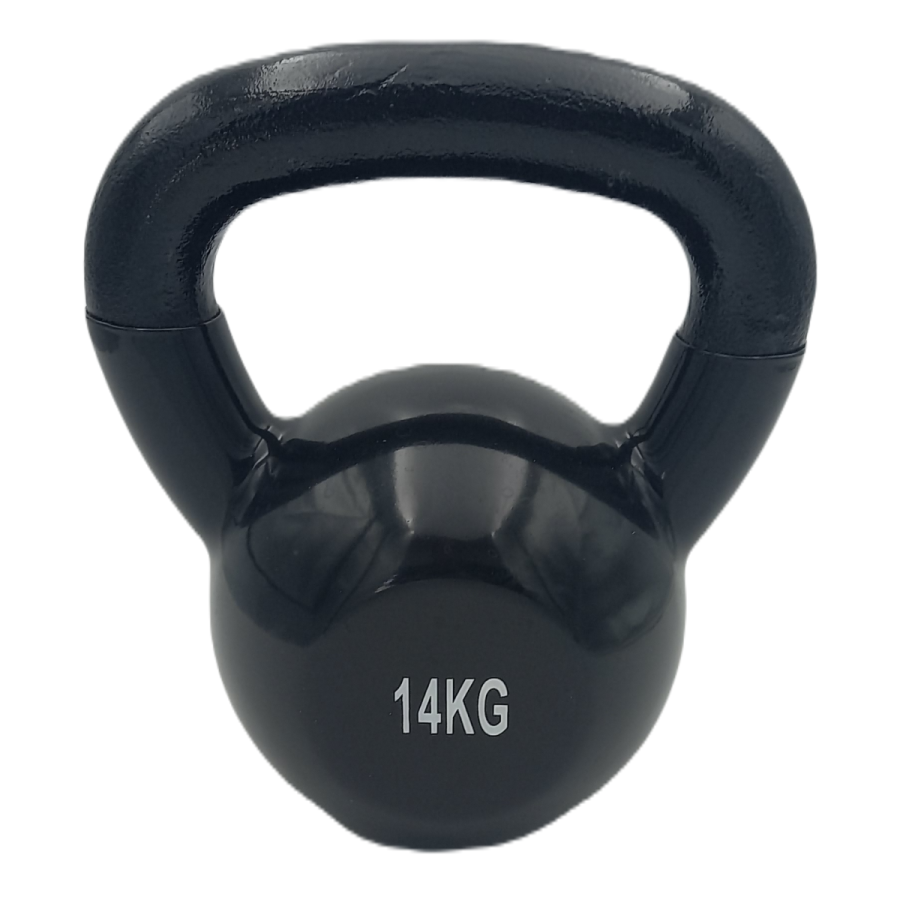 Kettlebell Βινυλίου Μαύρο 14kg Pro-Fit