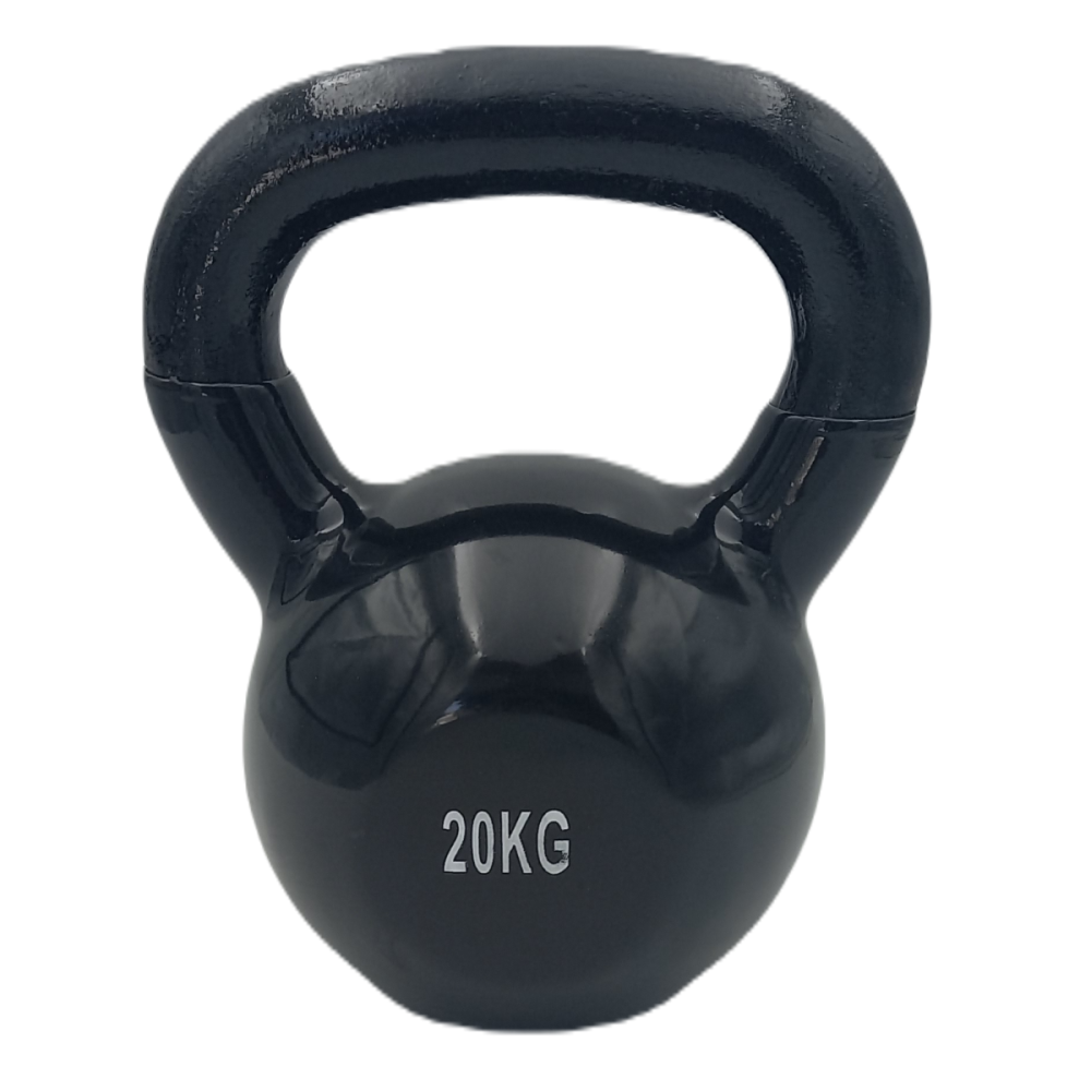 Kettlebell Βινυλίου Μαύρο 20kg Pro-Fit