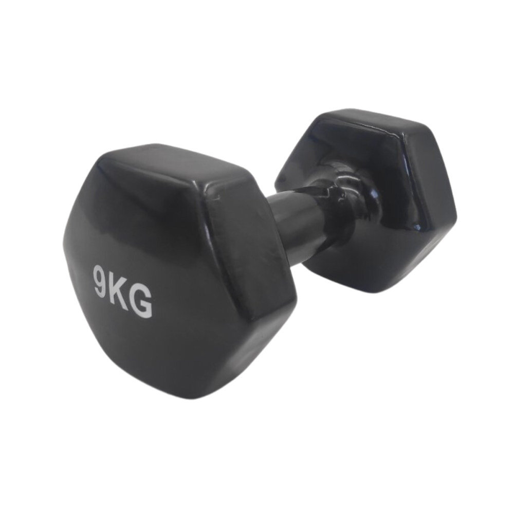 Ζευγάρι Αλτήρων Βινυλίου Μαύρο 9kg Pro-Fit