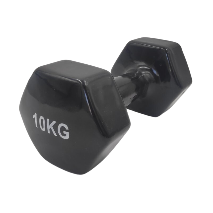 Ζευγάρι Αλτήρων Βινυλίου Μαύρο 10kg Pro-Fit