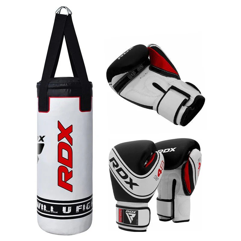 3PC PUNCH BAG KIDS WHITE-2F