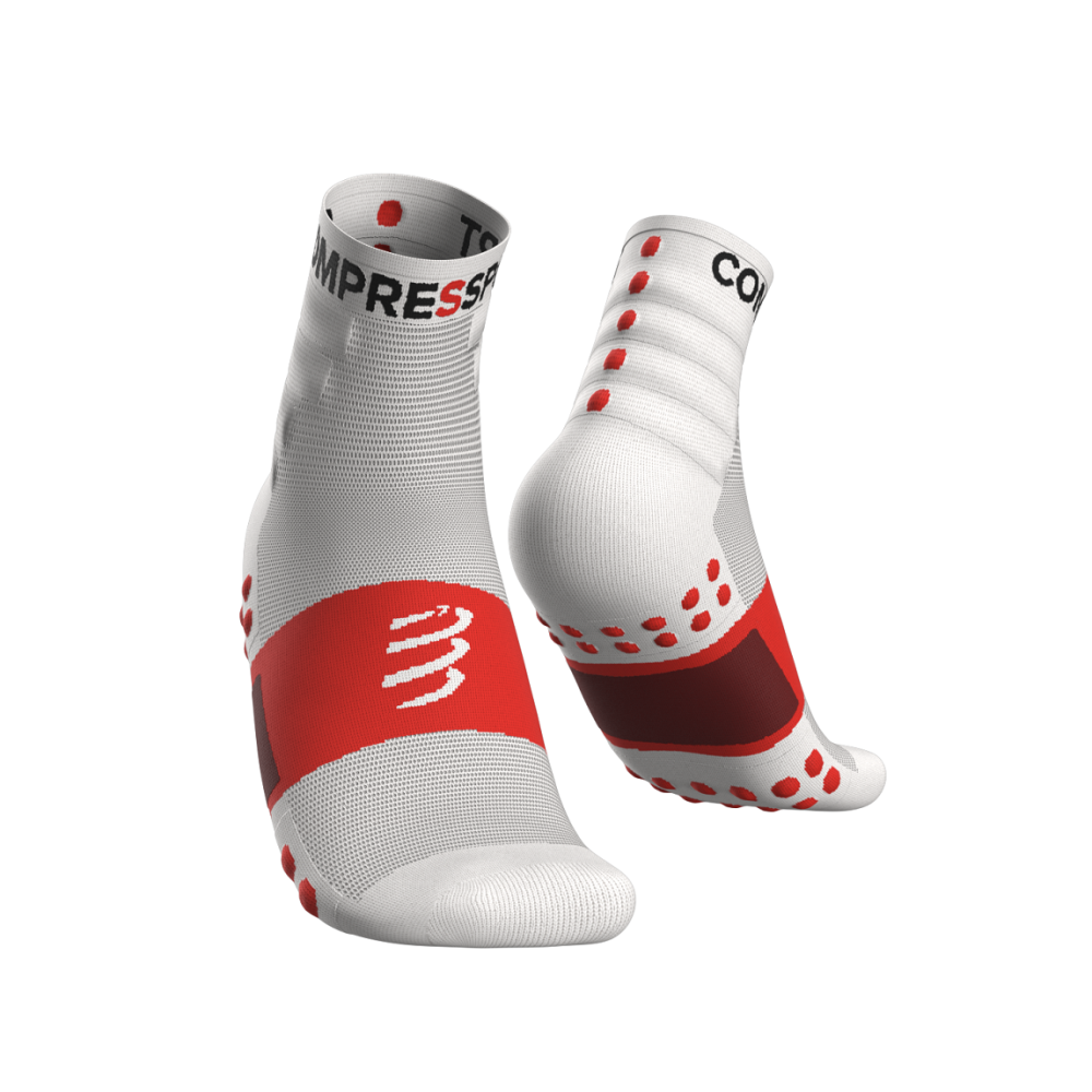 COMPRESSPORT 2-PACK SOCKS (ΑΣΠΡΗ) 39-41