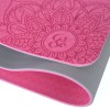 TWO-TONE T.P.E. YOGA MAT FUCHSIA