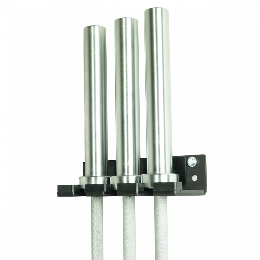 Vertical wall support for 3 Olympic bars