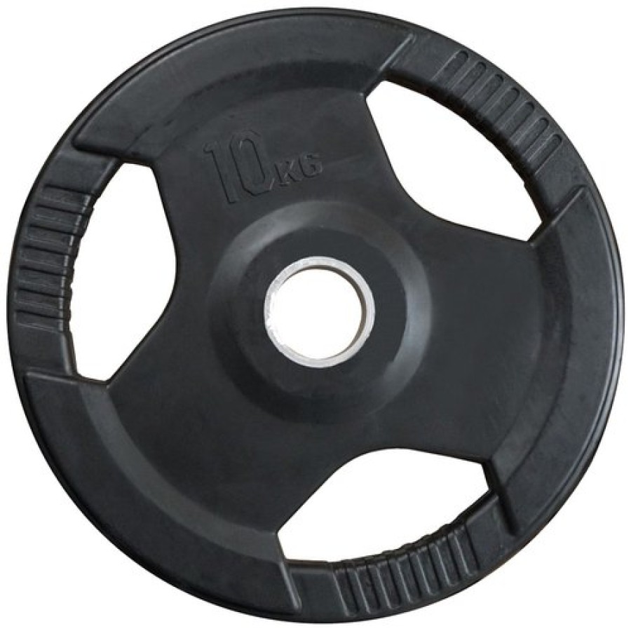 OLYMPIC BLACK RUBBER PLATE  10 kg