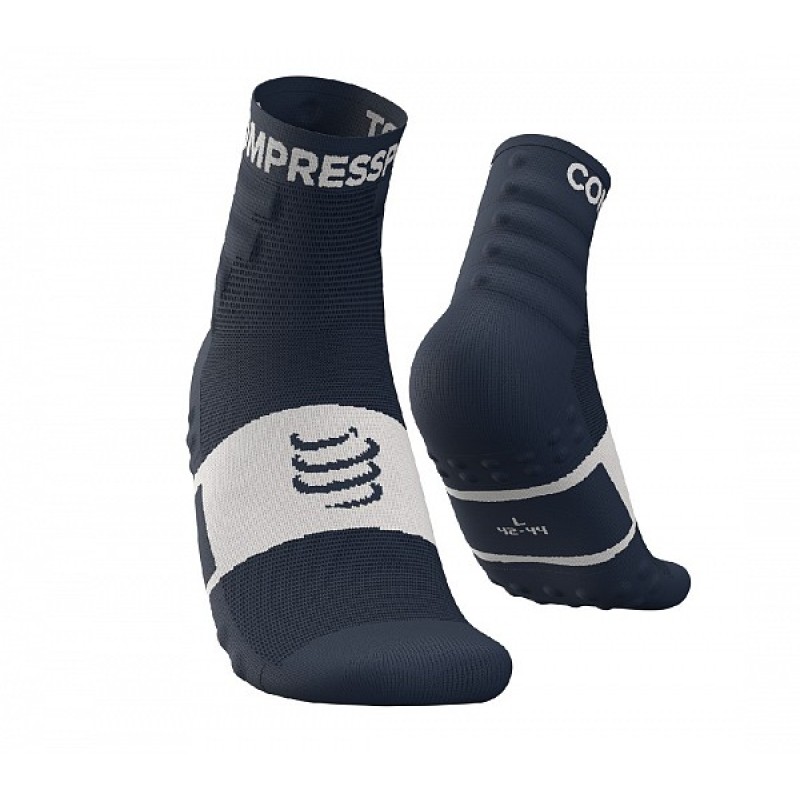 COMPRESSPORT 2-PACK SOCKS (BLUE // WHITE) T1/35-38