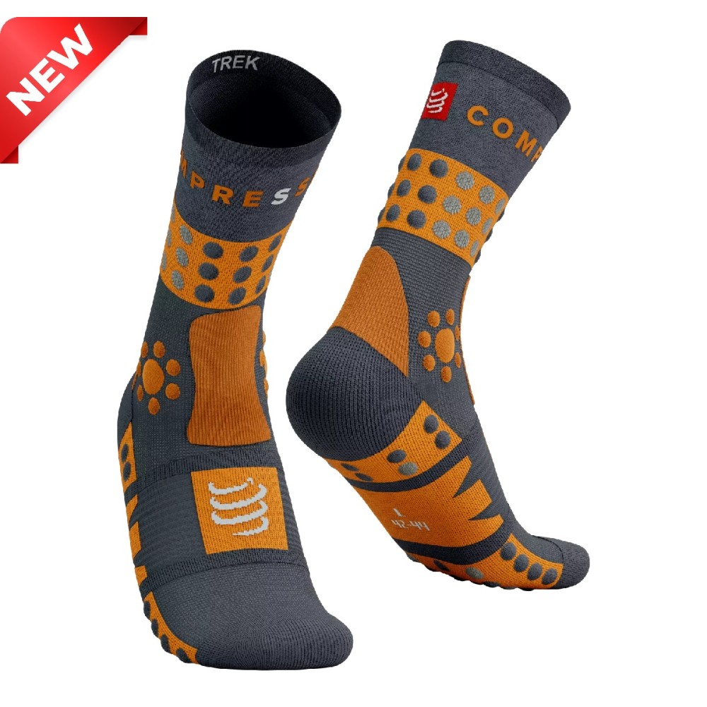COMPRESSPORT TREKKING SOCKS - MAGNET/ AUTUMN GLORY 39-41