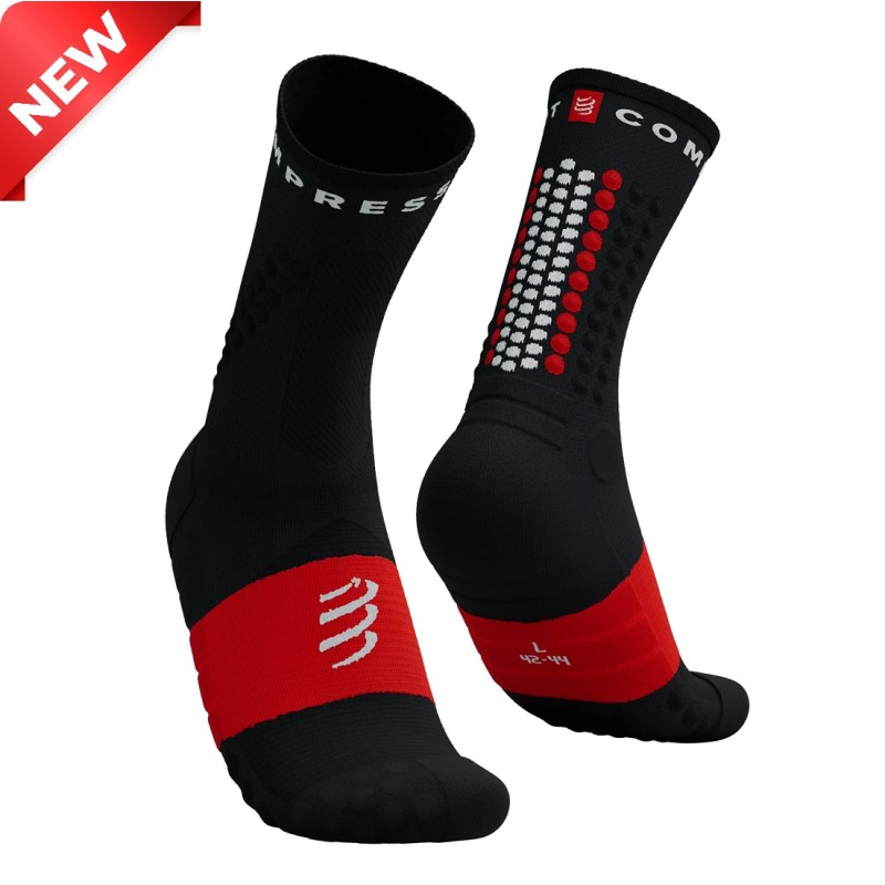 ULTRA TRAIL V.2 SOCKS - BLACK RED T3 / 42-44