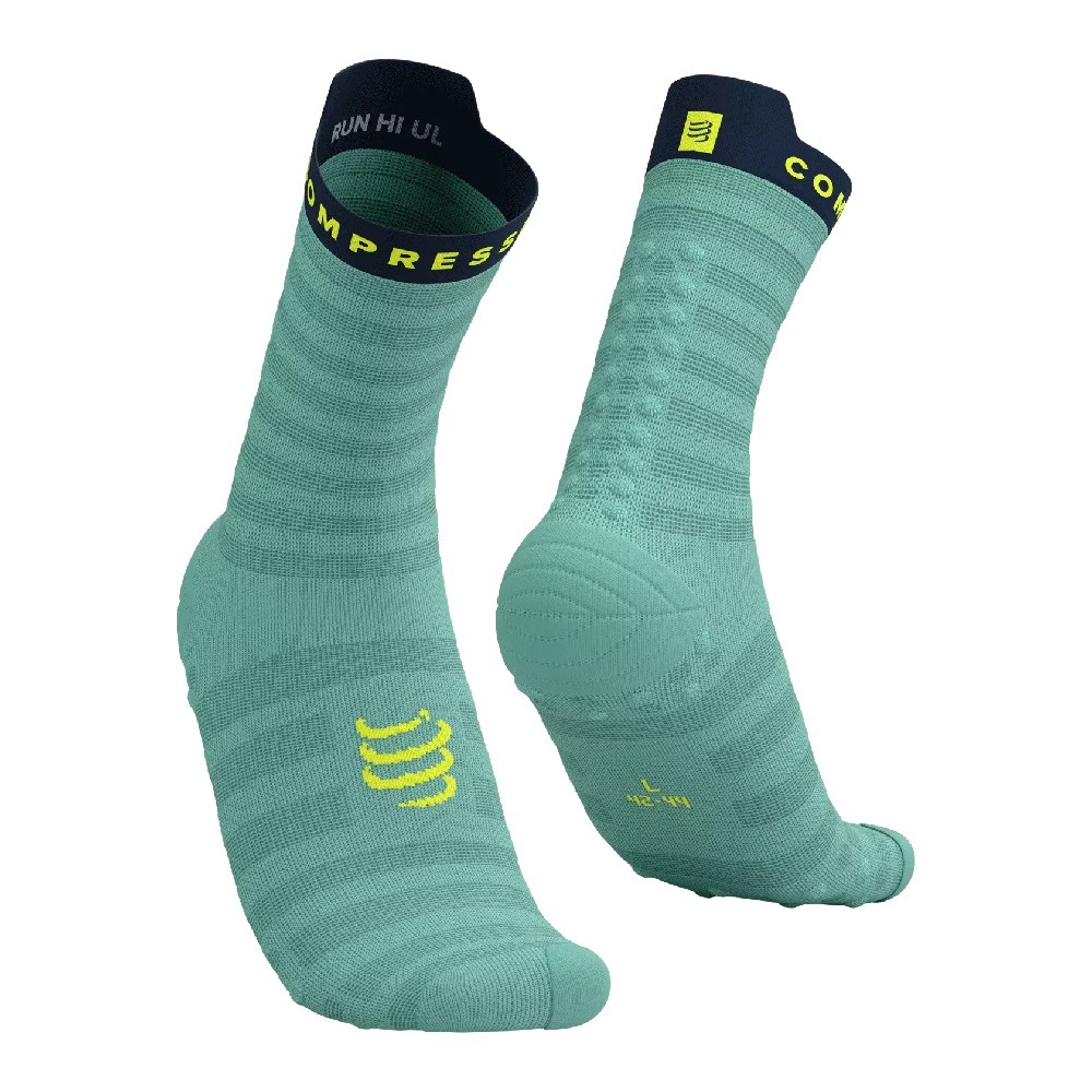 PRO RACING SOCKS V4.0 RUN HIGH - SHELL BLUE/PURPLE T3 / 42-44