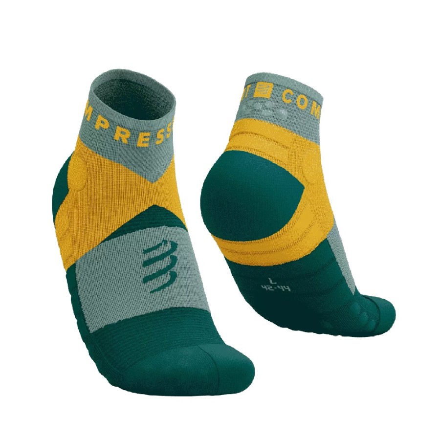 ULTRA TRAIL LO CUT SOCKS - SLATE GREY / SAFRON T4 / 45-48