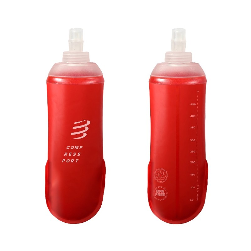 COMPRESSPORT ERGOFLASK RED 500ml