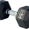 Hexagonal Rubber Dumbbells (2x2kg)