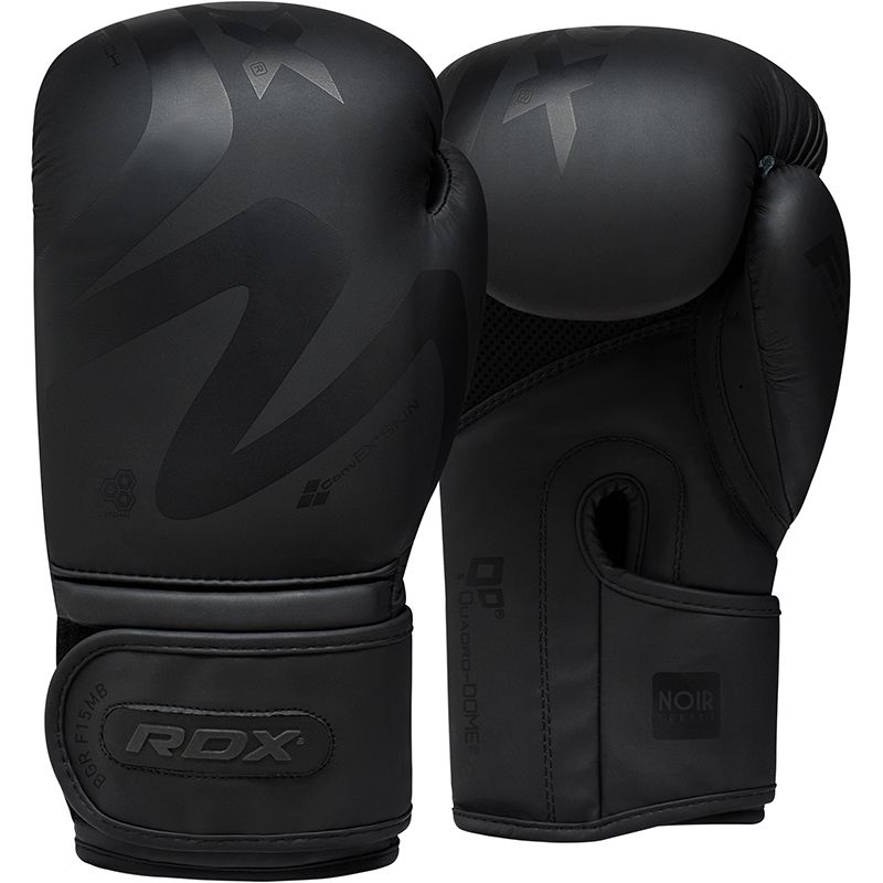 BOXING GLOVE F15 MATTE BLACK-12oz