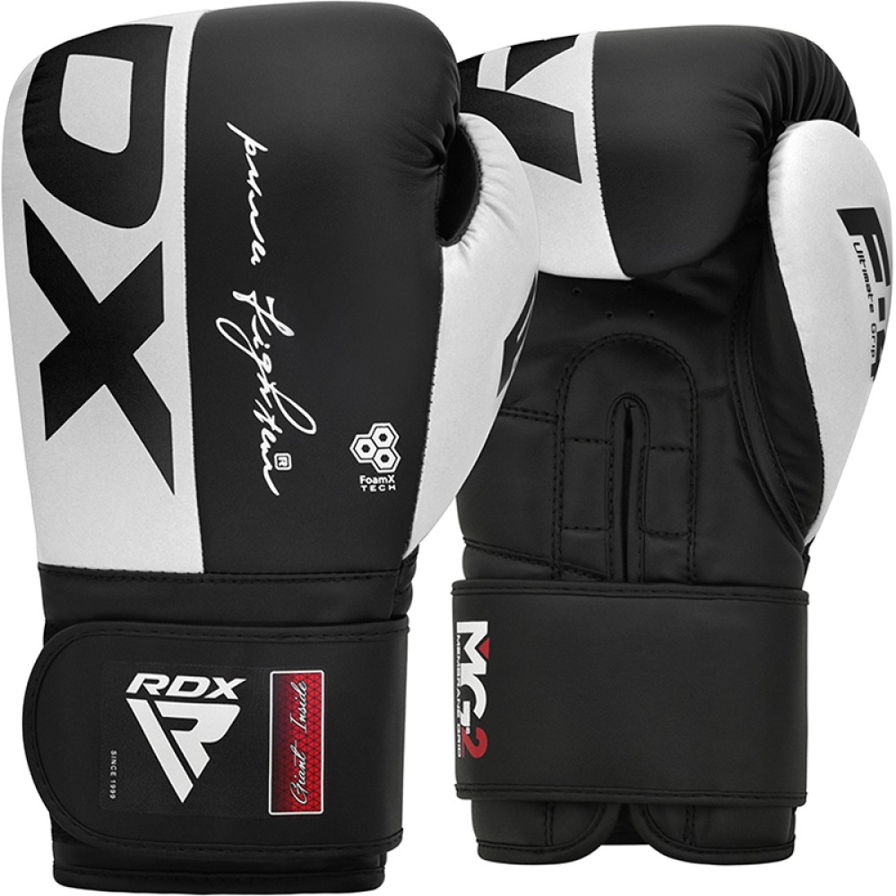 BOXING GLOVES REX F4 WHITE/BLACK-10oz