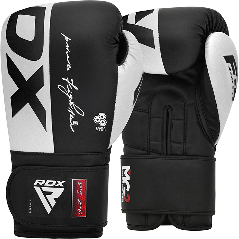 BOXING GLOVES REX F4 WHITE/BLACK-16oz