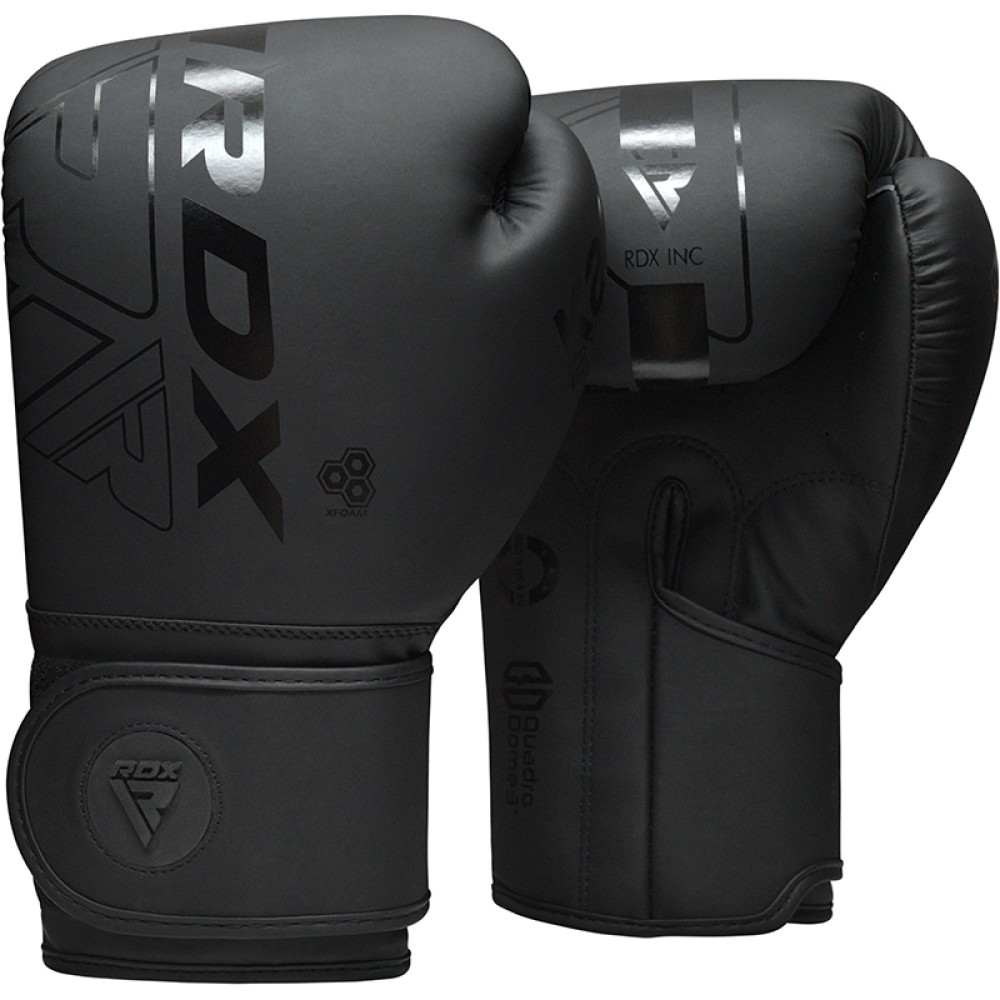 BOXING GLOVES F6 MATTE BLACK-10OZ
