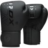 BOXING GLOVES F6 MATTE BLACK-14OZ