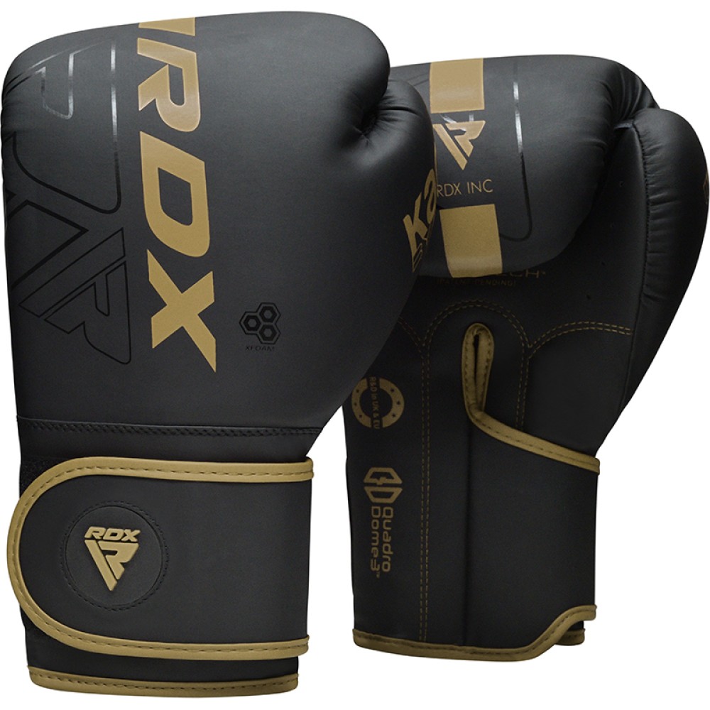 BOXING GLOVES F6 MATTE GOLDEN -12OZ
